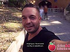 teasing teen babe lily ray gets banged outdoors on beautiful summer day