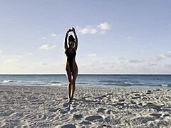 i'm monika fox solo masturbating with squirt and prolapse on beach free