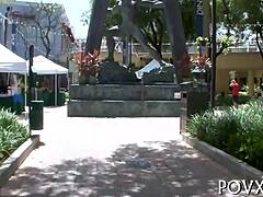 Katie King Delivers Sloppy POV Blowjob to Young Stud