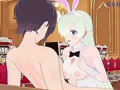 3D hentai: Diane และ Elizabeths เย็ดสาวกระต่ายสุดเข้มข้น