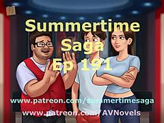 Summertime Saga's Big Tits Amateur Cartoon Action