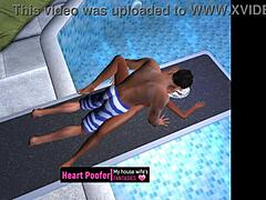 Sex Taken At Public Swimming Pool On Jumping Board