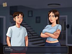 Summertime Saga's Big Tits Amateur Cartoon Action