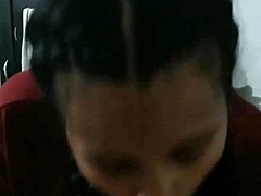 Real sex with stepsister in the room!