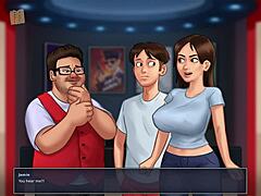 Summertime Saga's Big Tits Amateur Cartoon Action