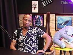 hot black woman measures big dick and gives blowjob!