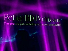 Petite girl with shaved pussy goes wild in hardcore sex