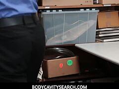 Blonde Teen 18+ Shoplifter Gets Caught and Punished