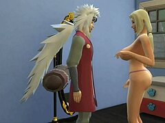 Tsunade's illicit affair with Jiraiya