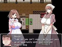 Hero gets with milf and her daughter at once in doggystyle creampie action 😏🔥