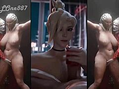 Overwatch pornó videó 2: BBW élvezet