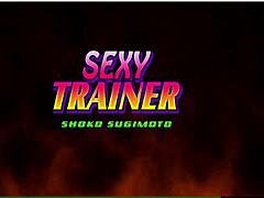 只剩2个！性感丰满教练Shoko Sugimoto在可爱制服大奶群交中被怪物大屌狂干！