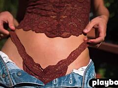 Gorgeous Big Tits Teen 18+ Model Niga Posing Outdoor And Exposed Her Stunning Body