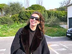 Livia's first x scene includes kissing, fucking, and bent over positions in her casting interview