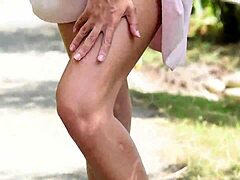 Charming Suzanna A Undresses Outdoors 😍