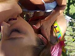 'Dani Daniels, show your big tits in hammock?'