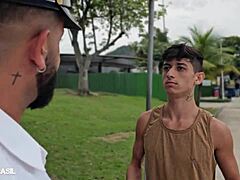 Captain pounding the twink's big ass with his monster cock 😈