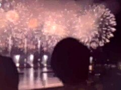 Tease her with handjob after fireworks for massive cumshot?