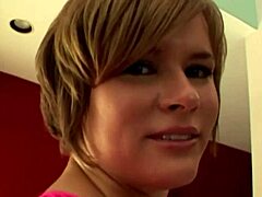 Naughty white brunette takes two monster BBCs for intense interracial threesome with anal double penetration