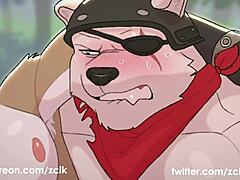 Furry play in Fortnite animation