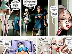 Night Nurse Cartoon Comics In Comic Anime Hentai Style