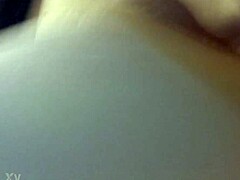 my wife jessica is playin with herself at home