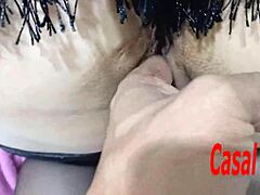 Sexo casero con tetas rebotando