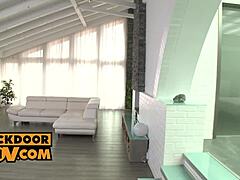 In this pov scene, bad girl nikita bellucci demands you fuck her ass hard