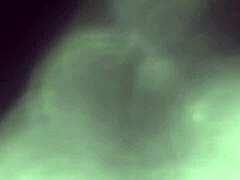 amateur blonde woman shares a homemade moment with hand movements and smiles