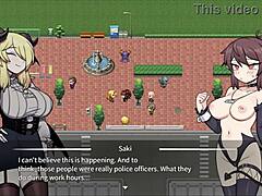 와, 이 기업 서큐버스 게임에 야외에서 거친 본디지와 블로우잡 액션 있어