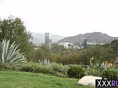 sexy big tits milf dillion harper licks blonde samantha rone's wet pussy. hardcore fingering and licking action.