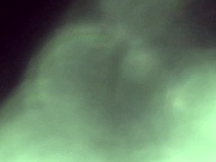 amateur blonde woman shares a homemade moment with hand movements and smiles