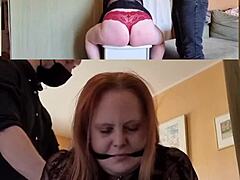 Ginger BBW lernt BDSM-Tricks