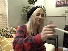 Aria Banks takes rough pounding 😈