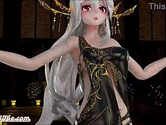 3D animated anime: Limp Loads Pure Dance Nude