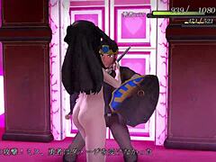 Hero battles demon kings in femdom hentai!