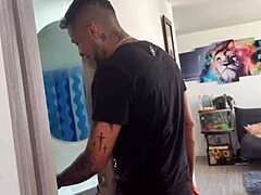 Mara and Thomas having hard fuck in bathroom 😍