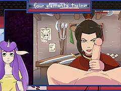 avatar the last airbender four elements trainer part 28 ROYAL HANDJOB