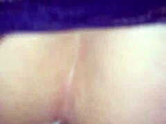Amazing fucking view, amateurs fucking with huge dildo and homemade toys in video