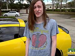 Public Handjobs Blonde Fame Seeker Odette Delacroix Auditions at Park?