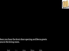 My new family in this game with redhead and brunette teens.