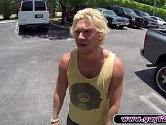 Blonde Muscular Bodybuilder Surfer Dude Gets Fucked