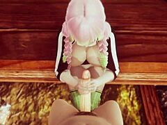 Mitsuri Kanroji Sansürsüz Hentai Büyük Göğüs ve Kıçla