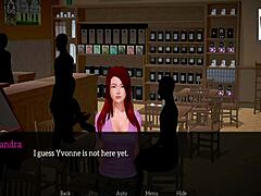 My new family in this game with redhead and brunette teens.