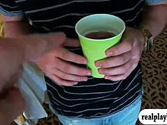 i saw huge boobies at the party amazin group sex