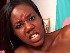 Big dick doggy style fuck satisfies the wet pussy on gorgeous teen Devon