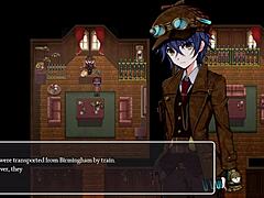 Cute detective girl battles an old man and his giant robot in this adventure