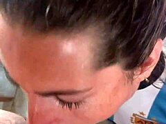 Cum Eater Blonde Slut Blows Friend's Cock