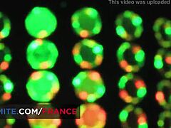 Two gorgeous babes in lesbian masturbation scene