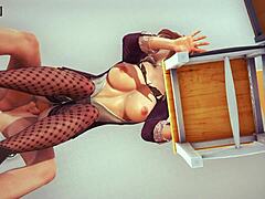 Japanse cosplay porno in 3D